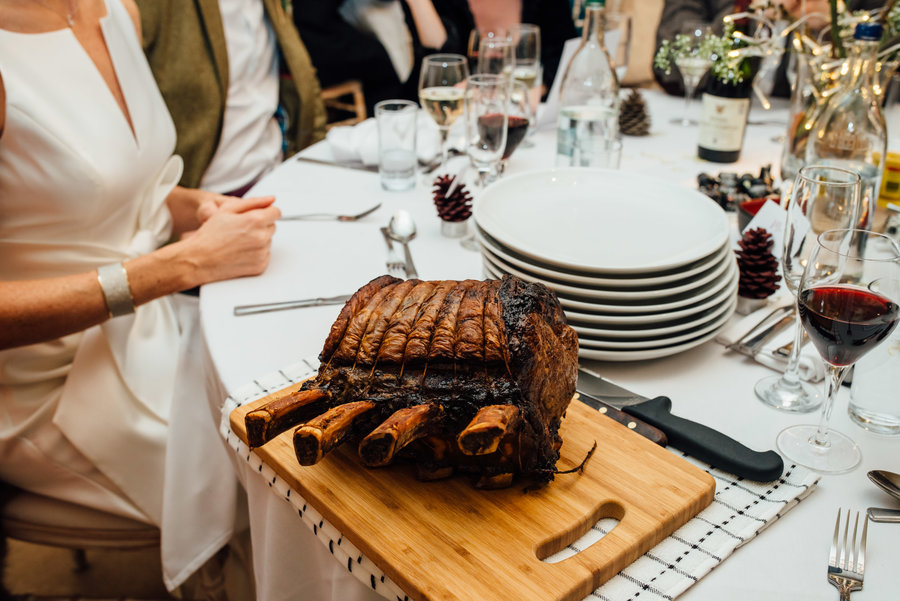 Roast four Bone rib of Beef