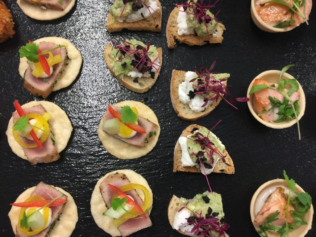 perfect wedding canapés