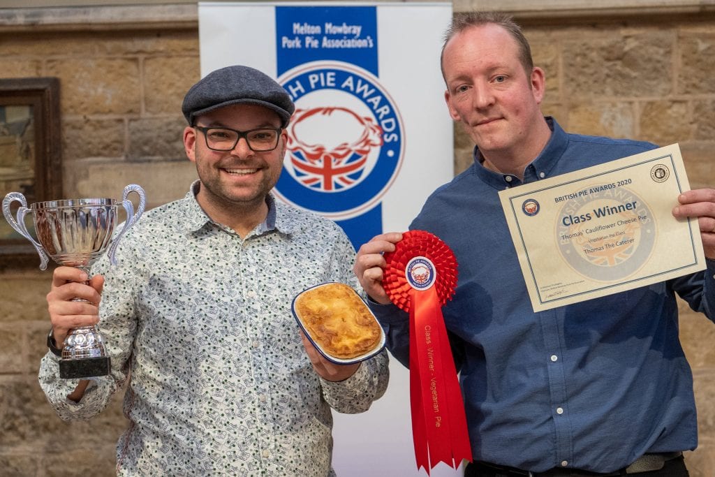 Class winner at british pie awards Best vegetarian pie 