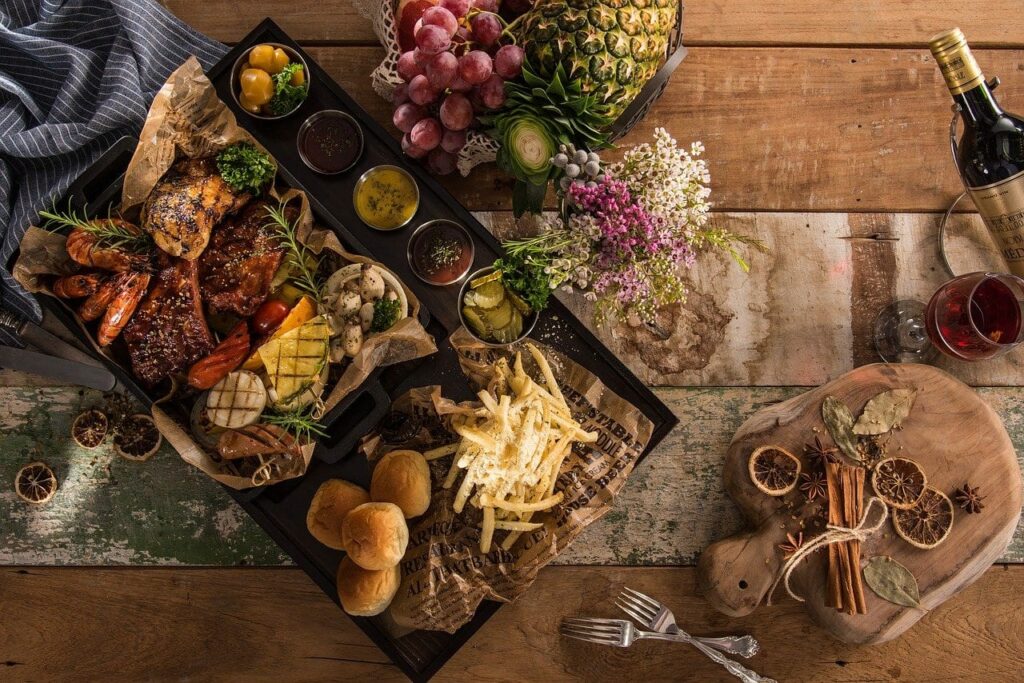 Creative Christmas Party Catering Presentation