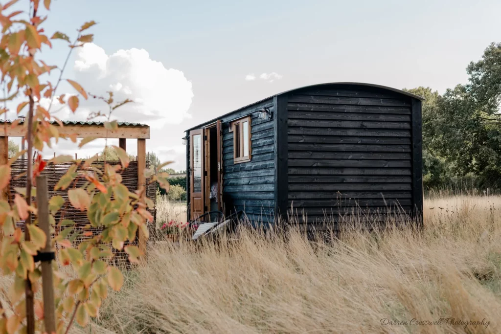 Shepherd Hut at Broadleaves Glamping