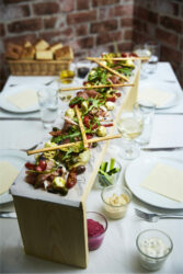 Deliciously Gorgeous Antipasti raised table sharer board